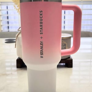 Stanley X Starbucks Limited Pink Cherry Blossom 40oz Tumbler image 1