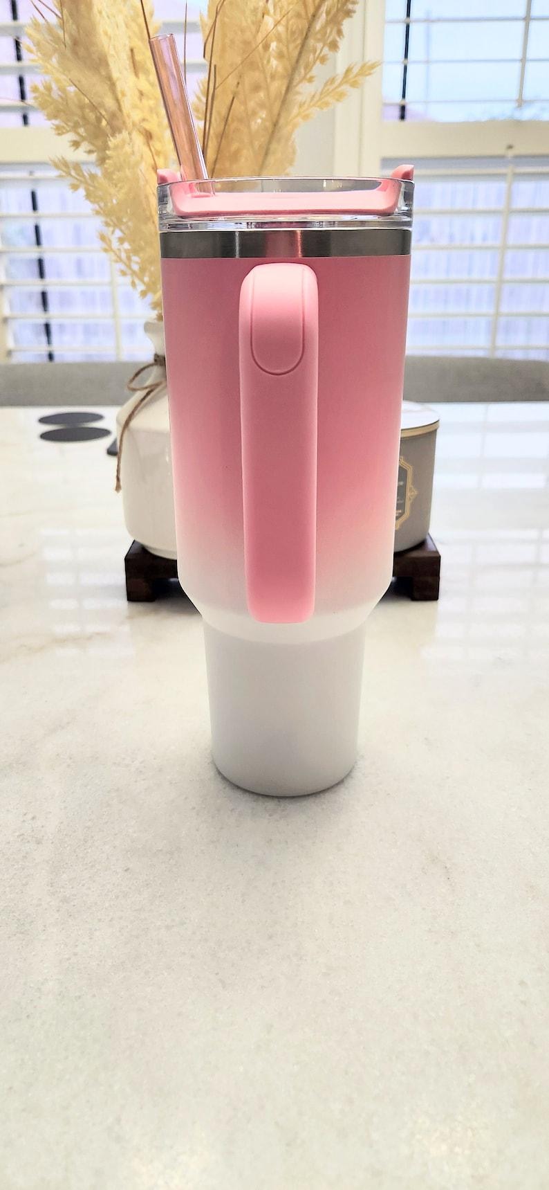 Stanley X Starbucks Limited Pink Cherry Blossom 40oz Tumbler image 2