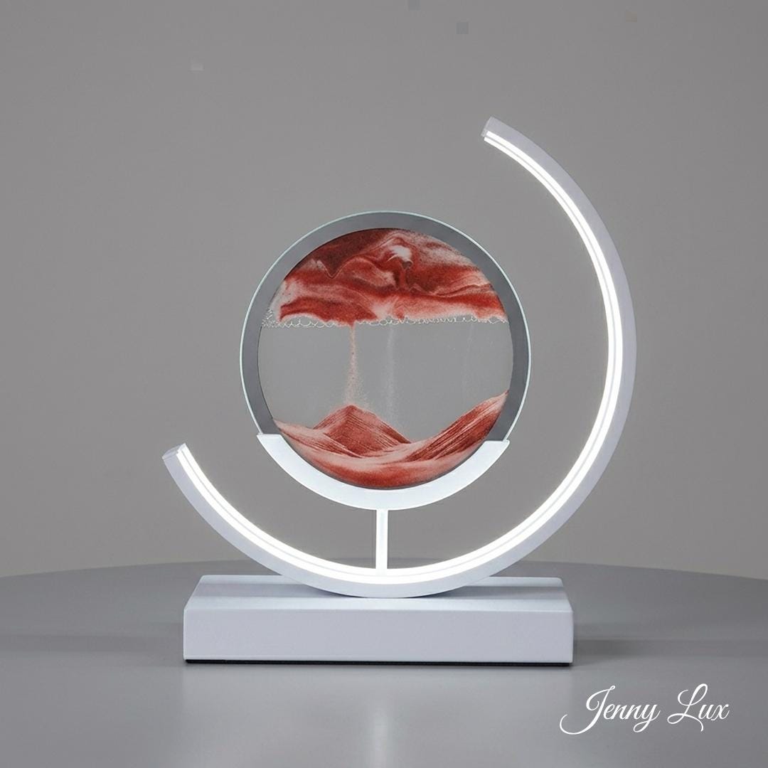 Smart Dynamic 360 Flowing Sand Lamp | Moving Sand Table Art | Warm Room ...