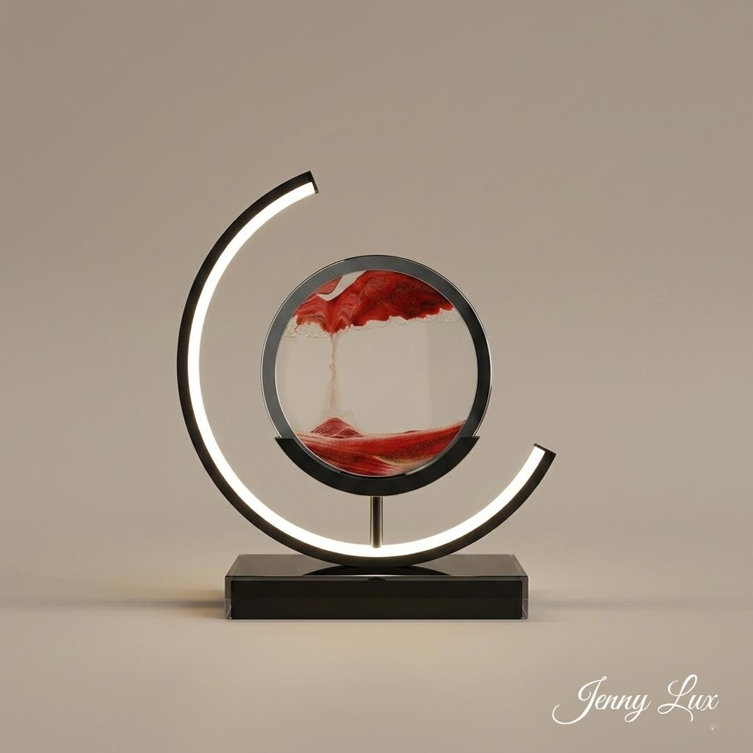 Smart Dynamic 360 Flowing Sand Lamp | Moving Sand Table Art | Warm Room ...