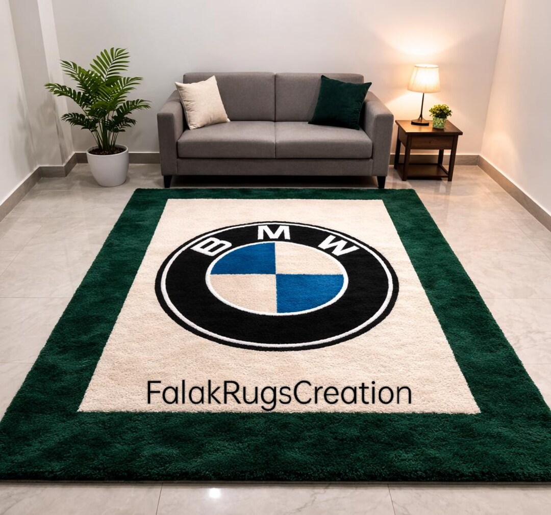 Luxury BMW Inspired Hand-tufted Wool Rug – Modern Premium Designer ...