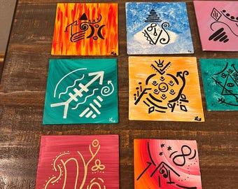 Intuitive Sigil Art - Hand-painted, Healing Energy Infused & Harmonized. An energetic tool for the soul.