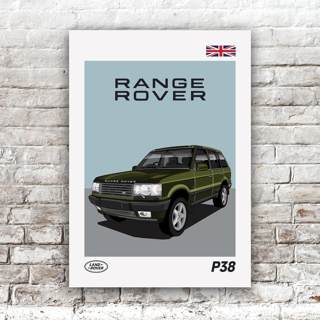 Print Ad Range Rover Range Rover P38 Wall Art Print | Retro Automotive Poster | off Road Art ...