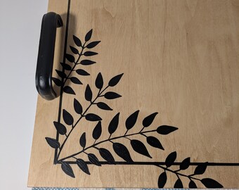 Hand painted decorative tray