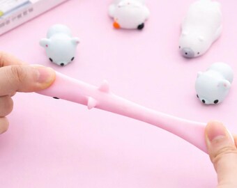 Jouets Squishy Mous Anti-stress Lot De 5 Mini Squishy Mochi Chat – Jouets Antistress Souples Et Mignons – Soulagement Pression Pour Enfants Et Adultes Jouets Squishy Mous Anti-stress Lot De 5 Mini Squishy Mochi Chat – Jouets Antistress Souples Et Mignons – Soulagement Pression Pour Enfants Et Adultes