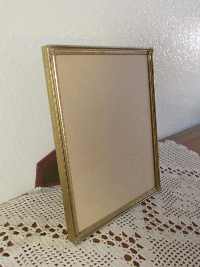 Vintage Ornate Gold & Black Metal Picture Frame 8 X 10 Photo Decoration ...