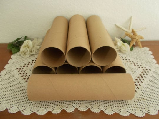 Cardboard Tubes-paper Towel Rolls DIY Projects-previously Used Cardboard  Tubes-craft Supply-upcycle Art Supply-empty Rolls-school Projects 