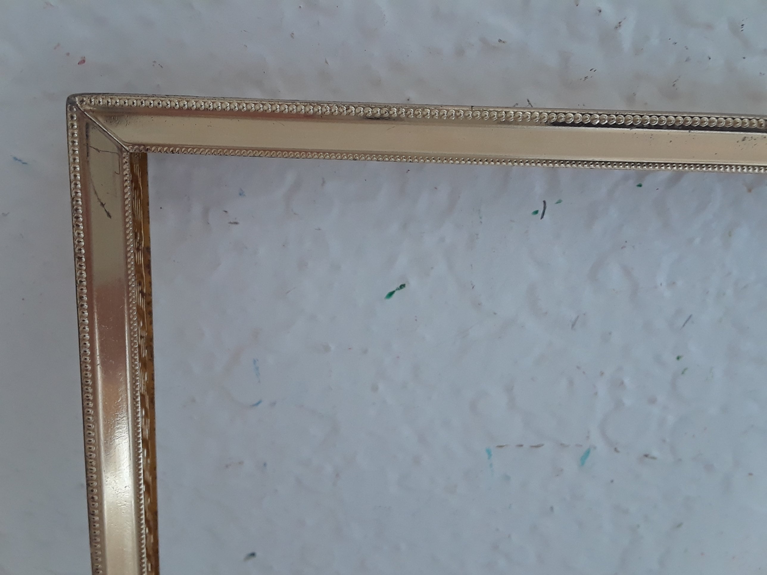 Vintage Double Hinged Gold Brass Picture Frame 8 X 10 Folding Photo ...