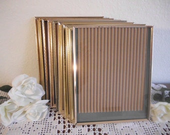Vintage Gold Frame 8 x 10 Rustic Hollywood Regency Paris Shabby Chic Wedding Decoration Home Decor Gift For Her Metal
