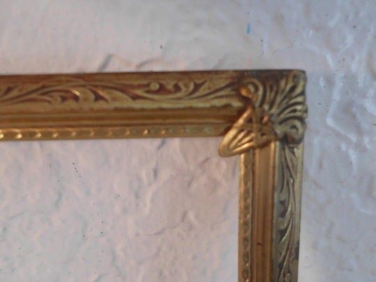 Vintage Ornate Gold Metal Picture Frame 8 X 10 Photo Decoration Mid ...