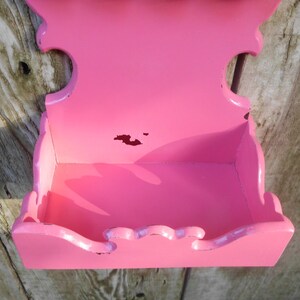 Pink Jewelry Organizer Rustic Shabby Chic Distressed Vintage Spoon Rack ...