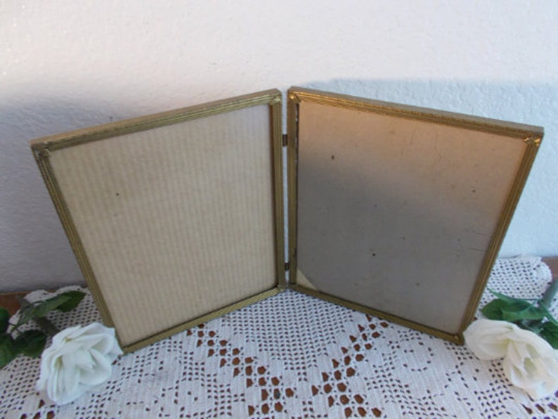 Vintage Ornate Hinged Gold Metal 8 X 10 Picture Frame Rustic Fall ...