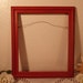 Rustic Red Frame Shabby Chic Wedding Distressed 12 X 14 Picture Photo ...