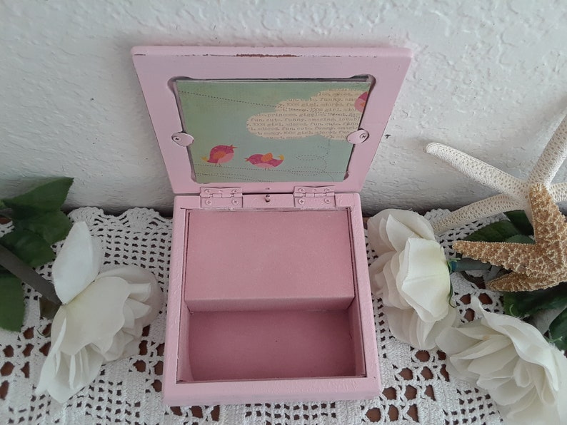 Pink Shabby Chic Heart Jewelry Music Box up Cycled Vintage - Etsy