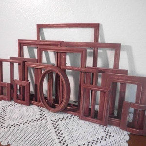 Barn Red Frame Set Large Instant Collection Rustic Shabby Chic ...
