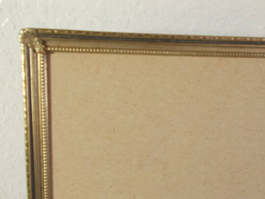 Vintage Ornate Gold & Black Metal Picture Frame 8 X 10 Photo Decoration ...