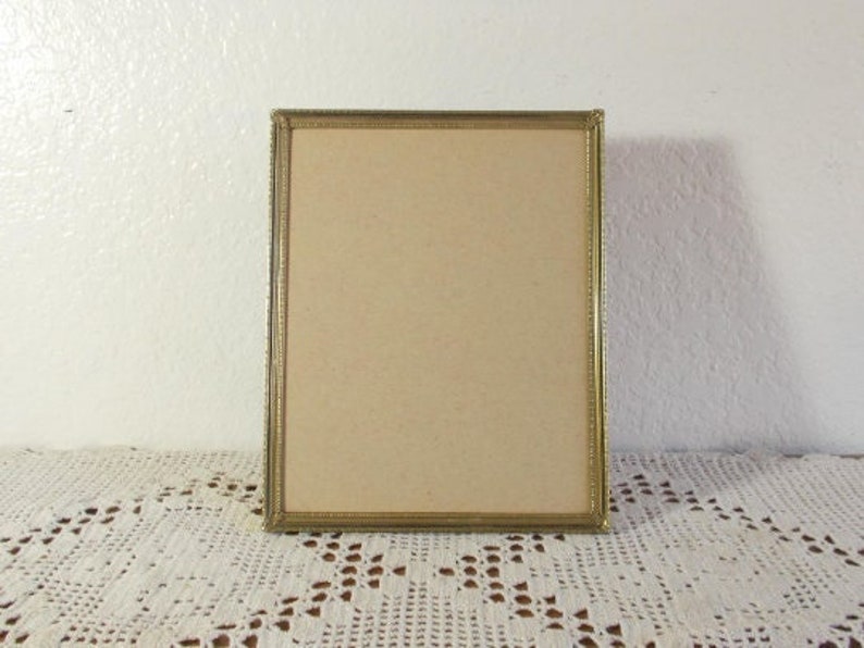 Vintage Ornate Gold & Black Metal Picture Frame 8 X 10 Photo Decoration ...