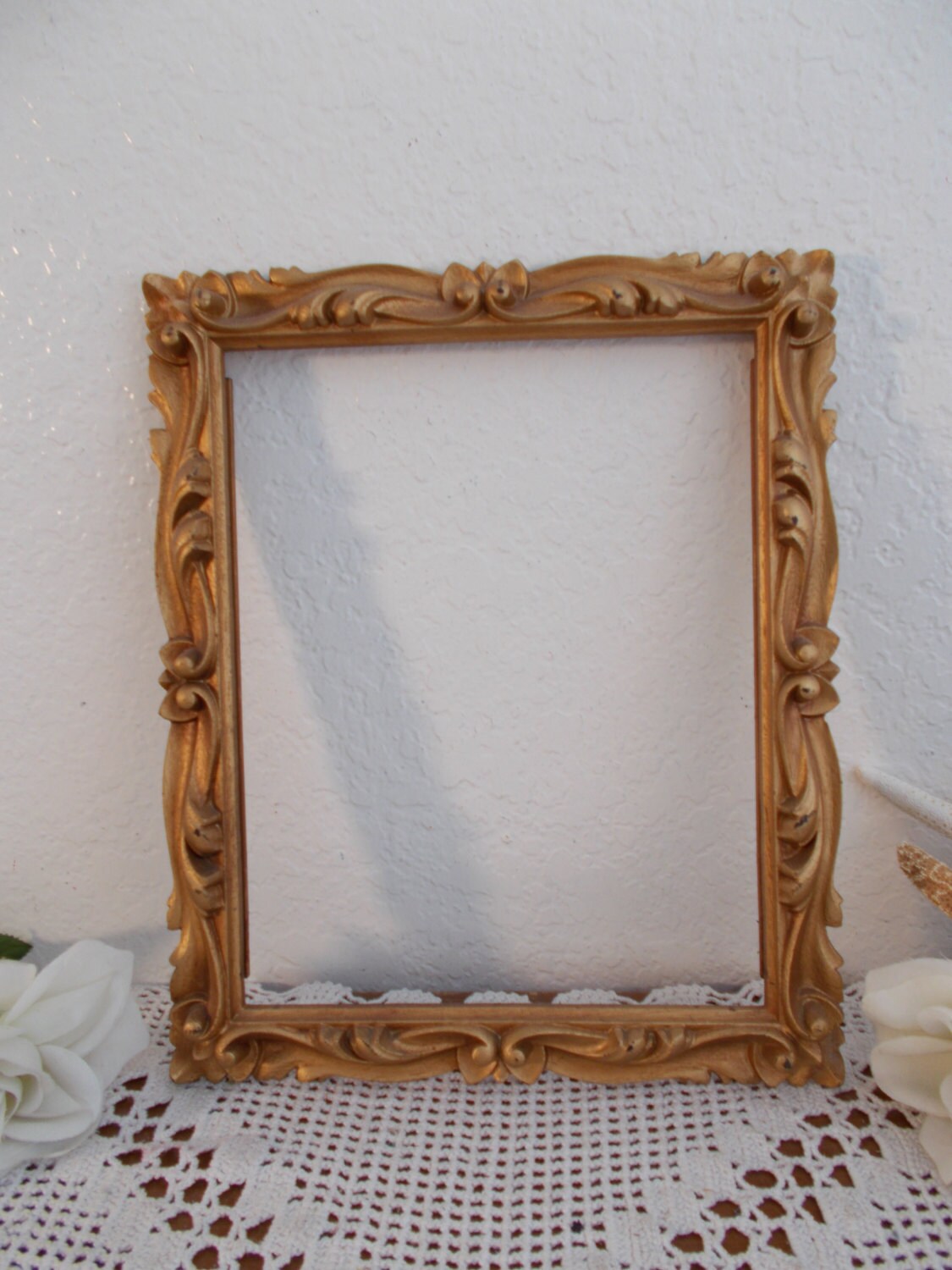 Vintage Gold Ornate Scrolled Picture Frame 8 X 10 Photo Decoration ...