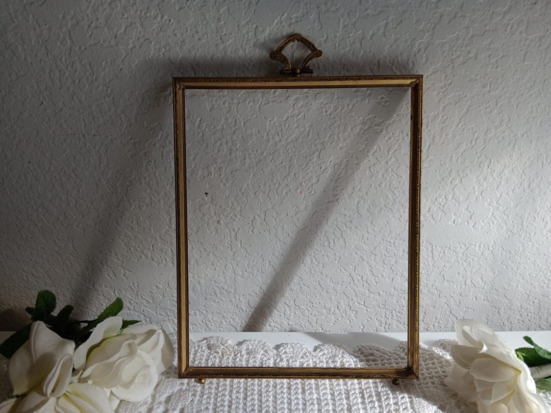 Ornate Vintage Gold Metal Picture Frame 8 X 10 Photo Decoration Mid ...