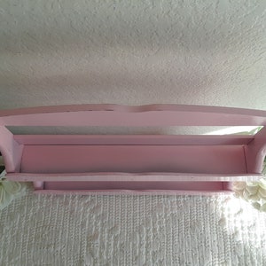Pink Spice Rack Upcycled Vintage Rustic Shabby Chic Distressed Wood 2 ...