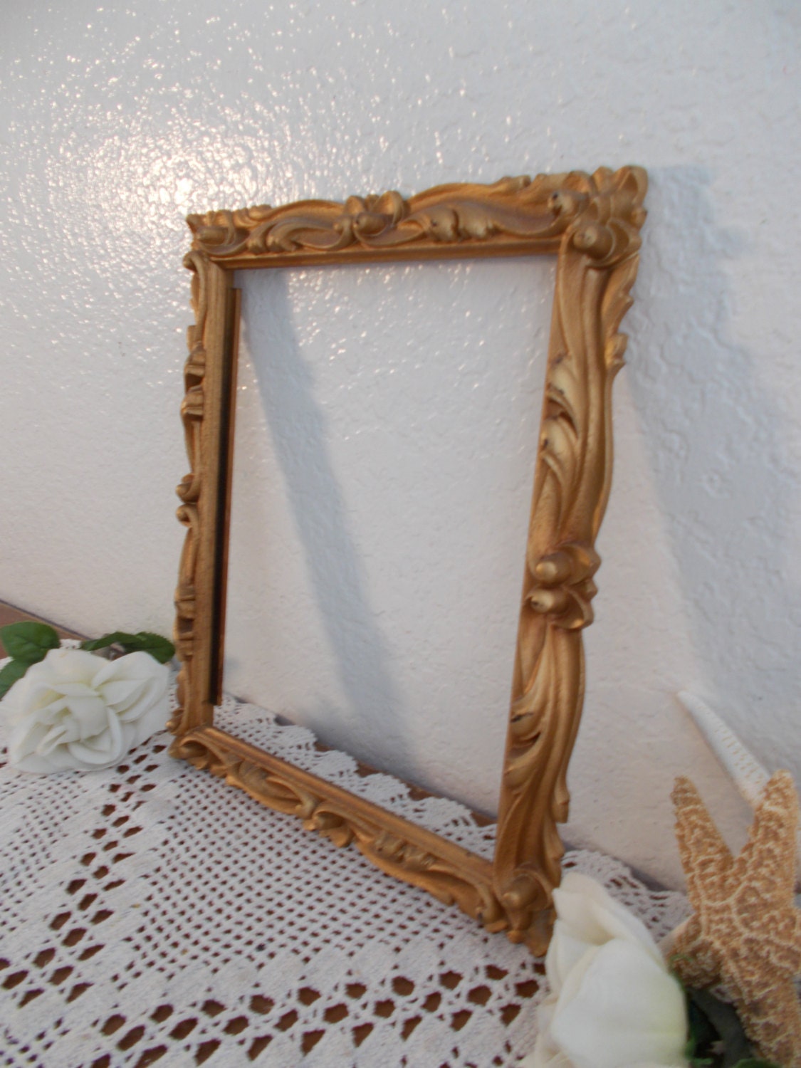 Vintage Gold Ornate Scrolled Picture Frame 8 X 10 Photo Decoration ...