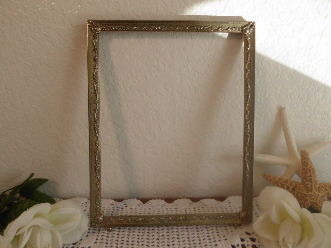 Vintage Ornate 8 X 10 Gold Metal Frame French Paris Chic Hollywood ...