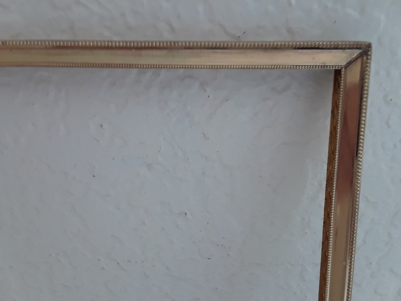 Vintage Double Hinged Gold Brass Picture Frame 8 X 10 Folding Photo ...