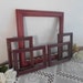 Country Barn Red Frame Set Rustic Shabby Chic Distressed Picture Photo ...