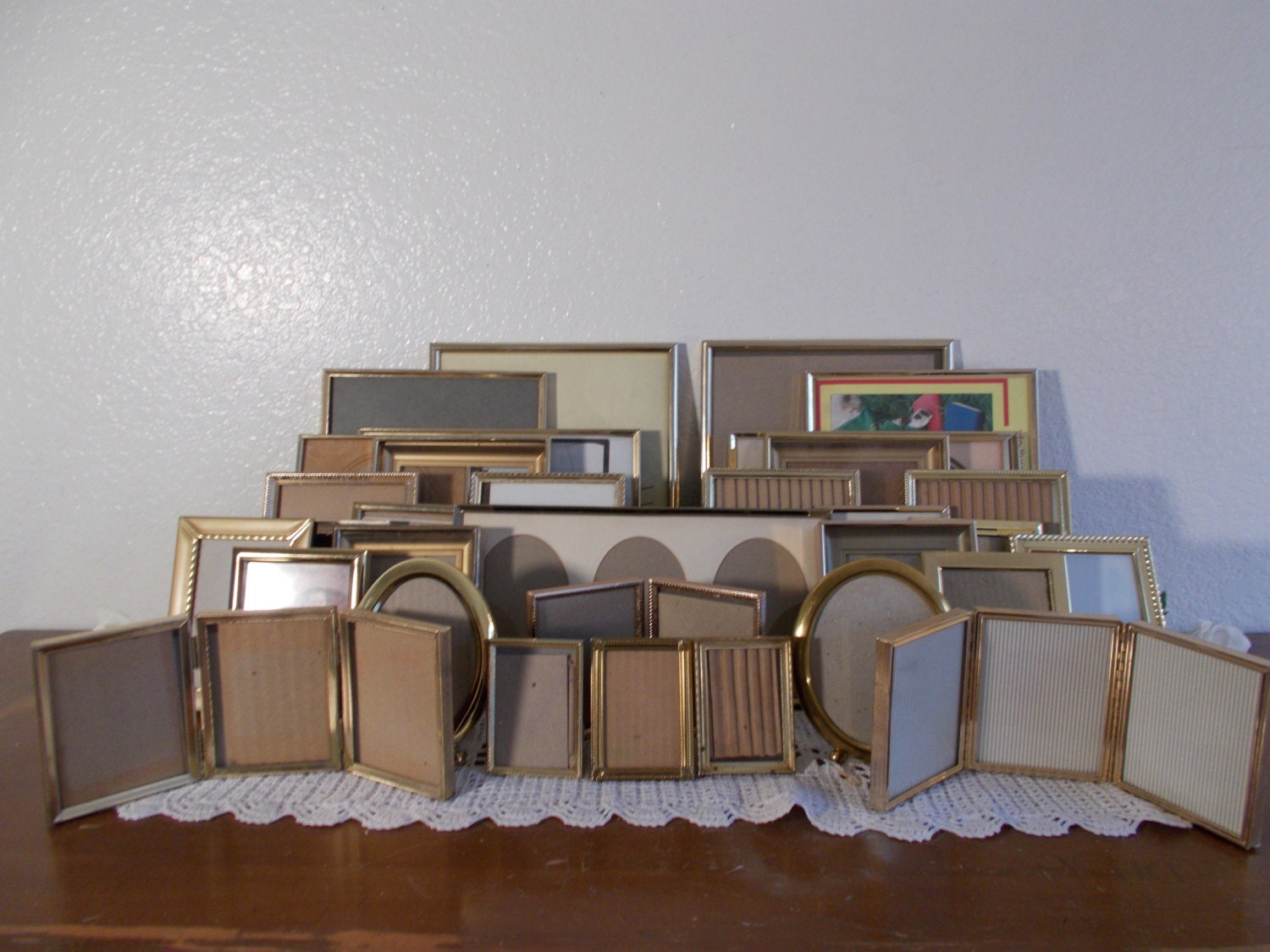 Vintage Gold Frame Collection Set Large Picture Photo Instant Etsy