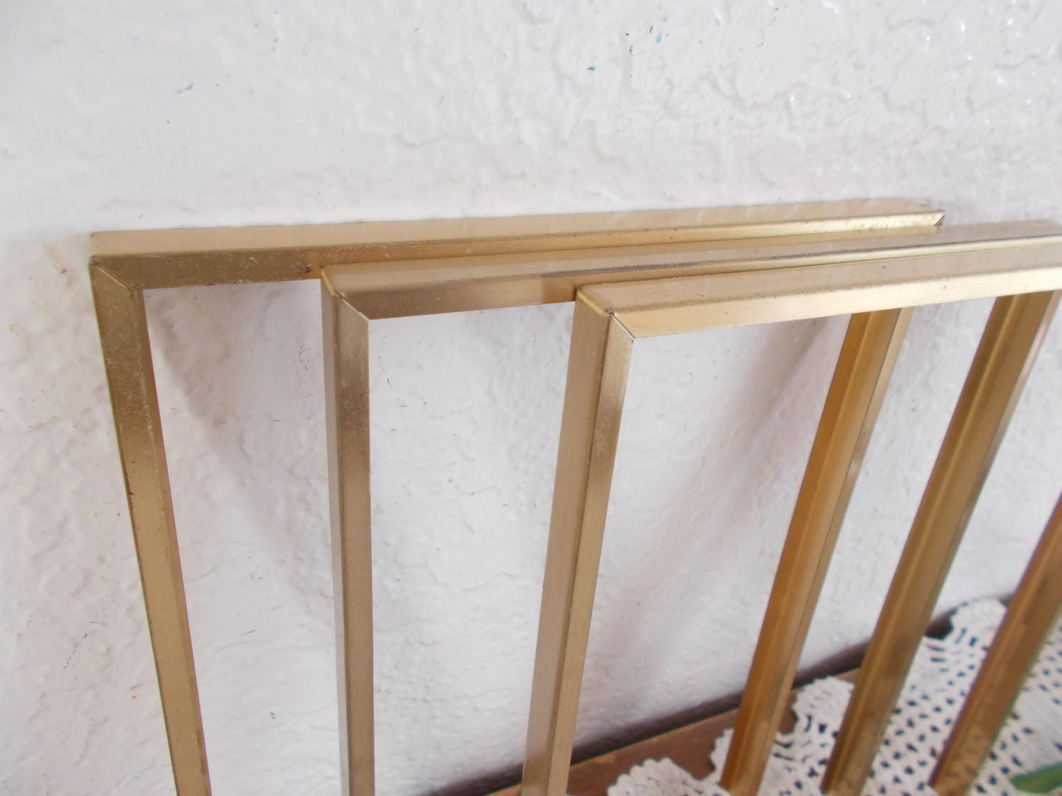 Vintage Gold Metal Picture Frame 8 X 10 Photo Decoration Mid Century ...