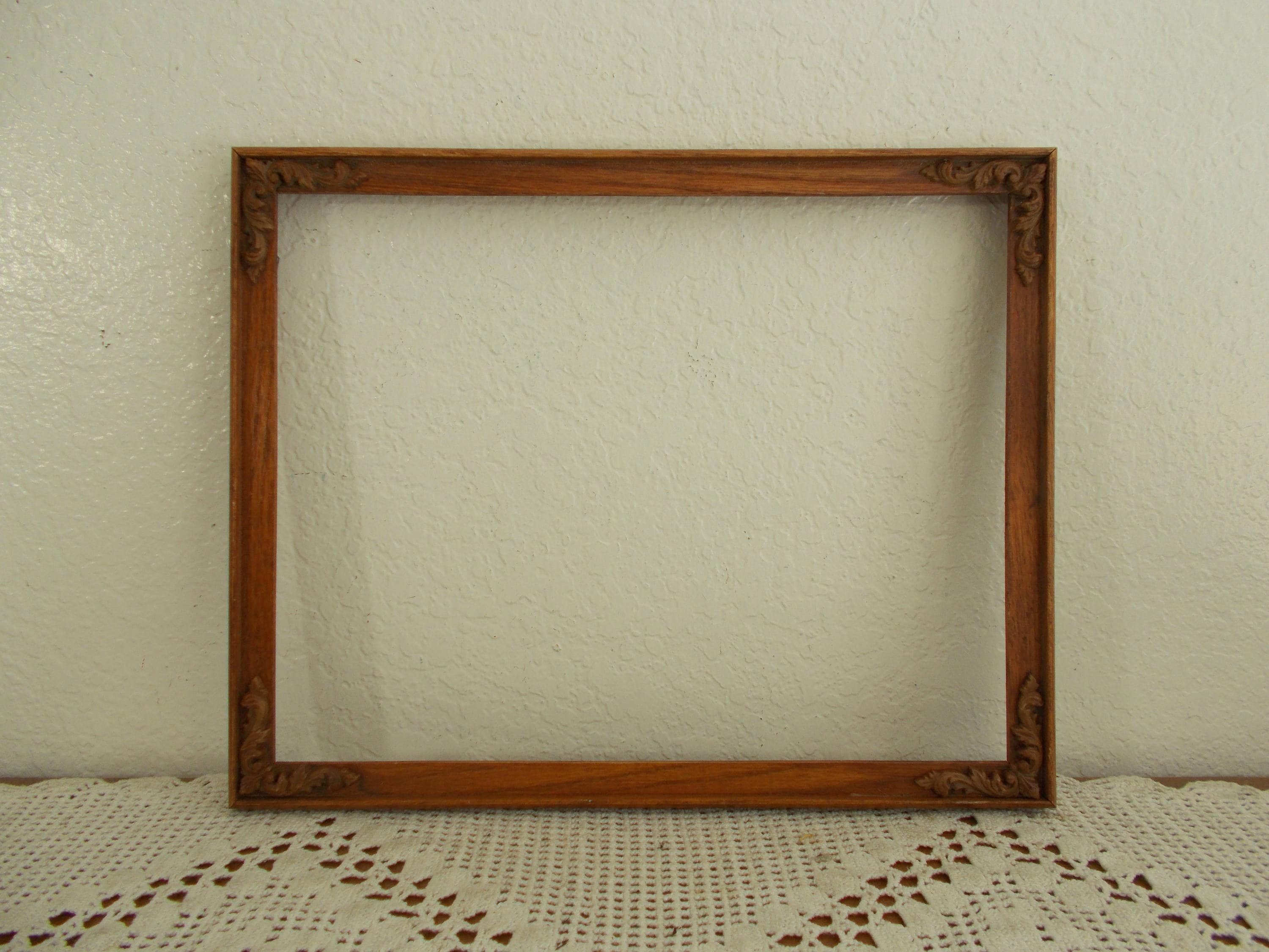 Vintage Ornate Wood Picture Frame 11 x 14 Photo Decoration Etsy