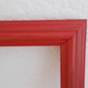 Rustic Red Frame 11 X 14 Shabby Chic Distressed Wood Picture Photo ...