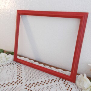 Rustic Red Frame 11 X 14 Shabby Chic Distressed Wood Picture Photo ...