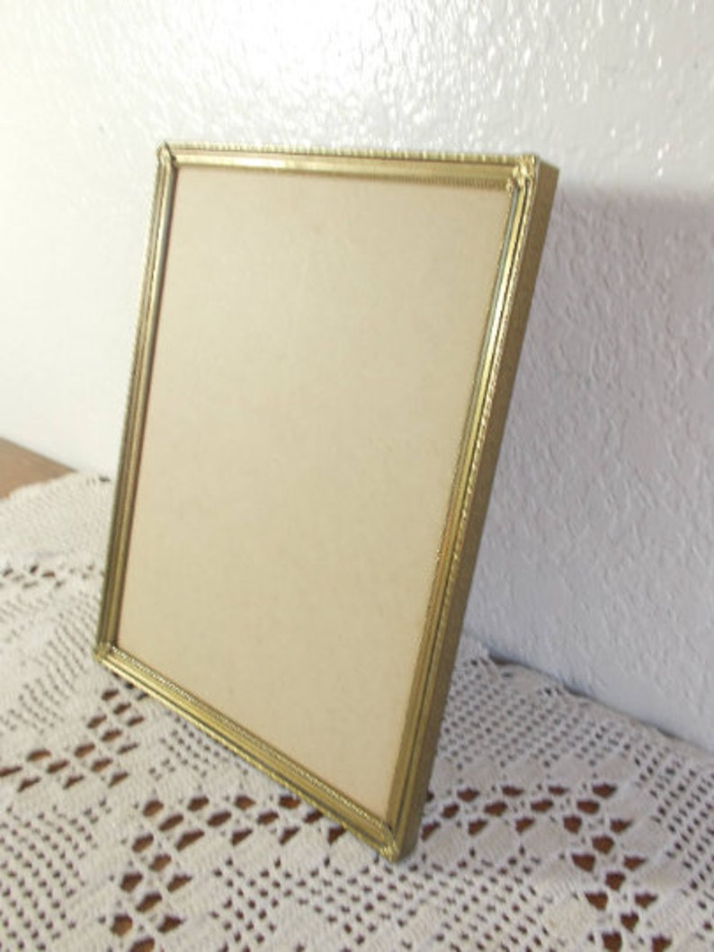 Vintage Ornate Gold & Black Metal Picture Frame 8 X 10 Photo Decoration ...