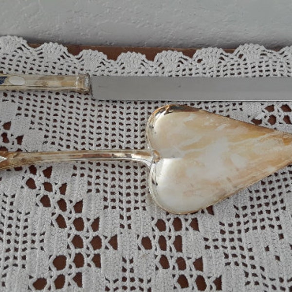 Silver Cake Server Etsy