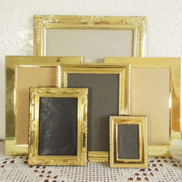Gold Frame Set Etsy