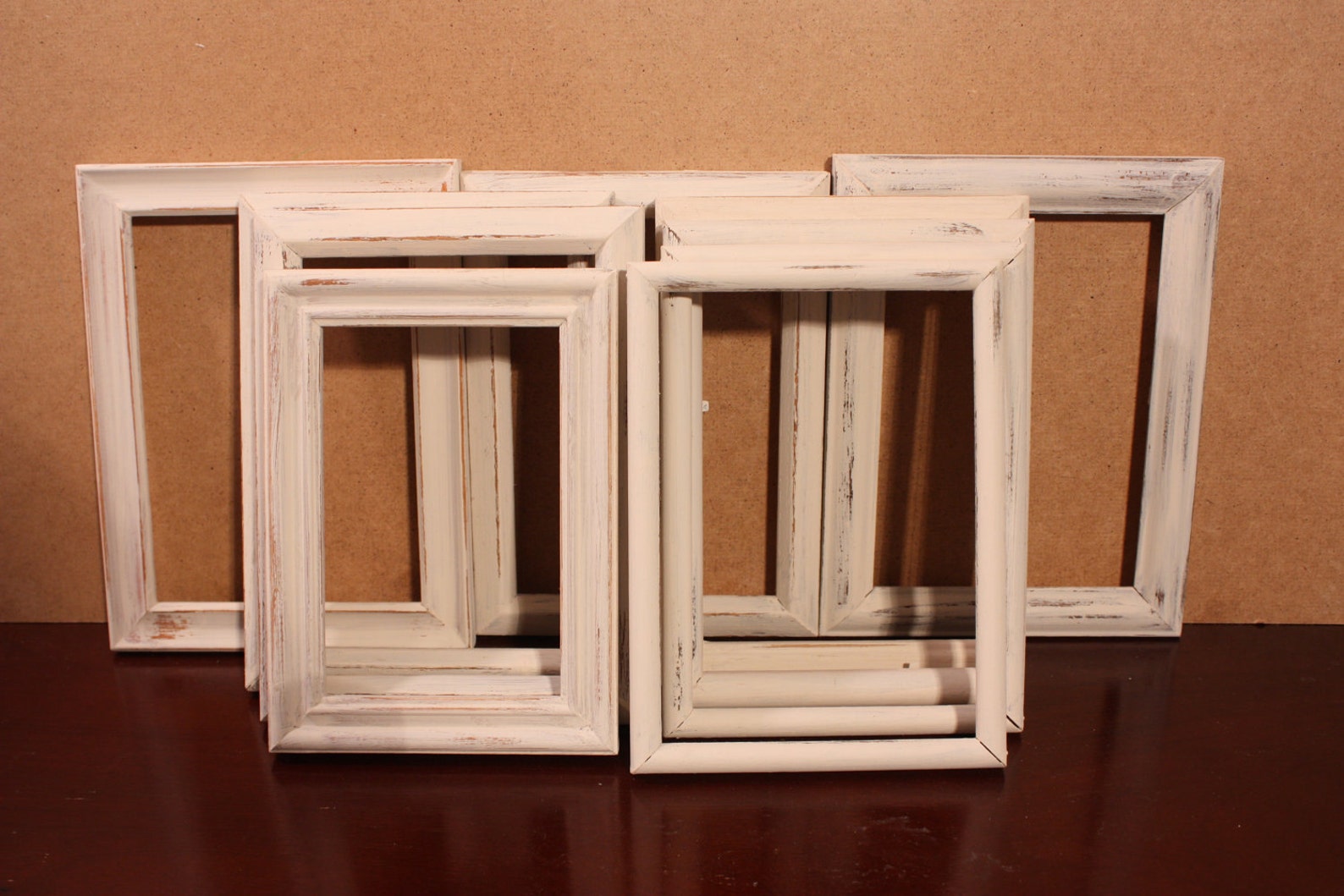 Frame Set Wedding White Shabby Chic 5 X 7 Picture Frames Beach Etsy