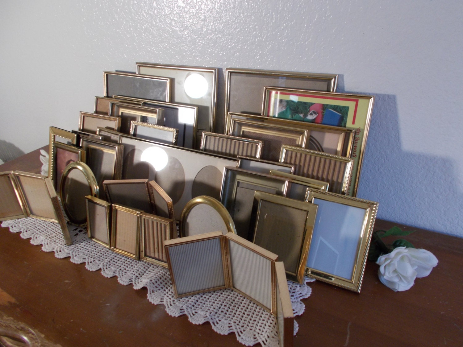 Vintage Gold Frame Collection Set Large Picture Photo Instant Etsy