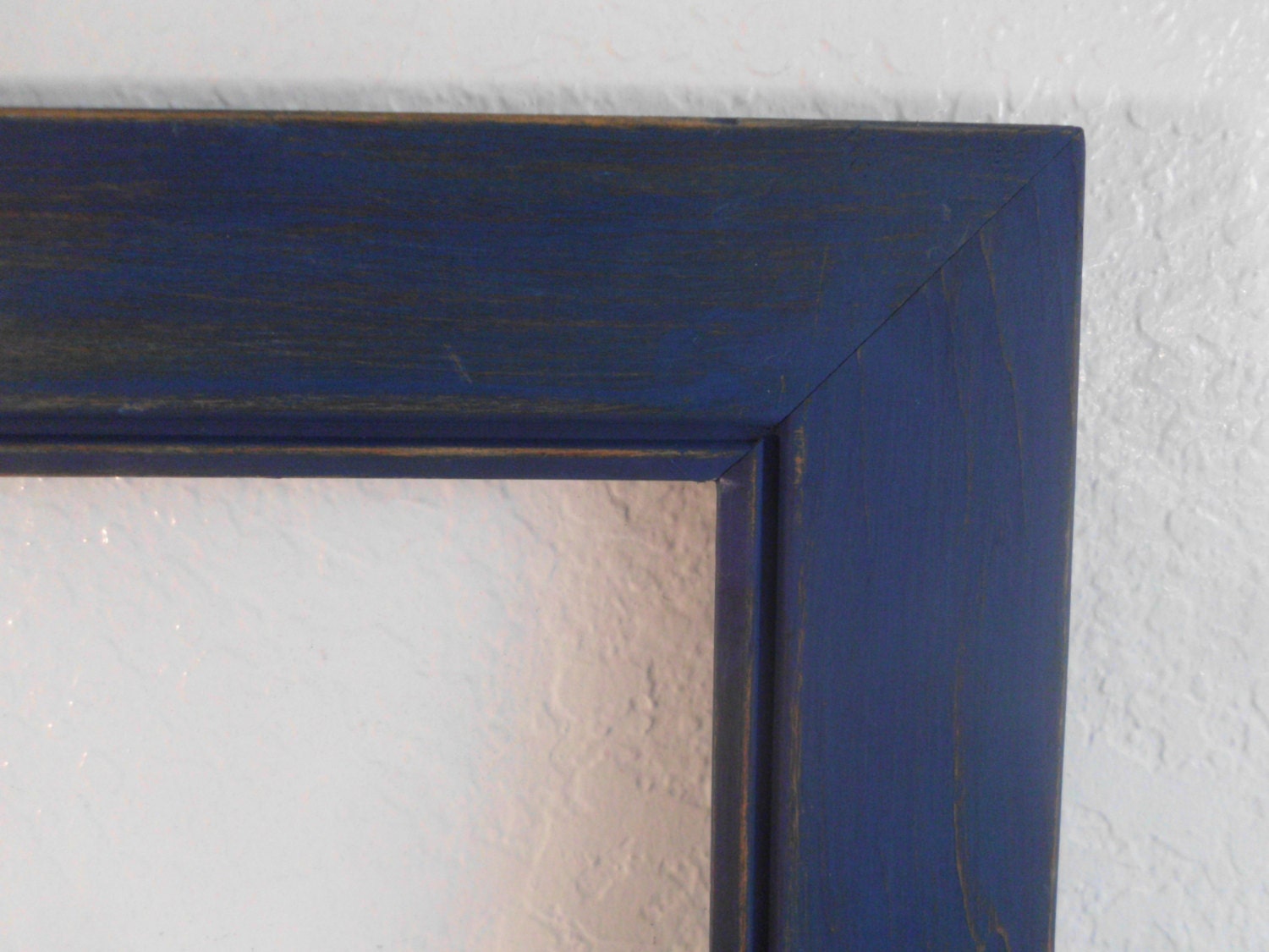 Navy Blue Picture Frame 16 X 20 Rustic Shabby Chic Distressed Etsy Canada