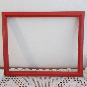 Rustic Red Frame 11 X 14 Shabby Chic Distressed Wood Picture Photo ...