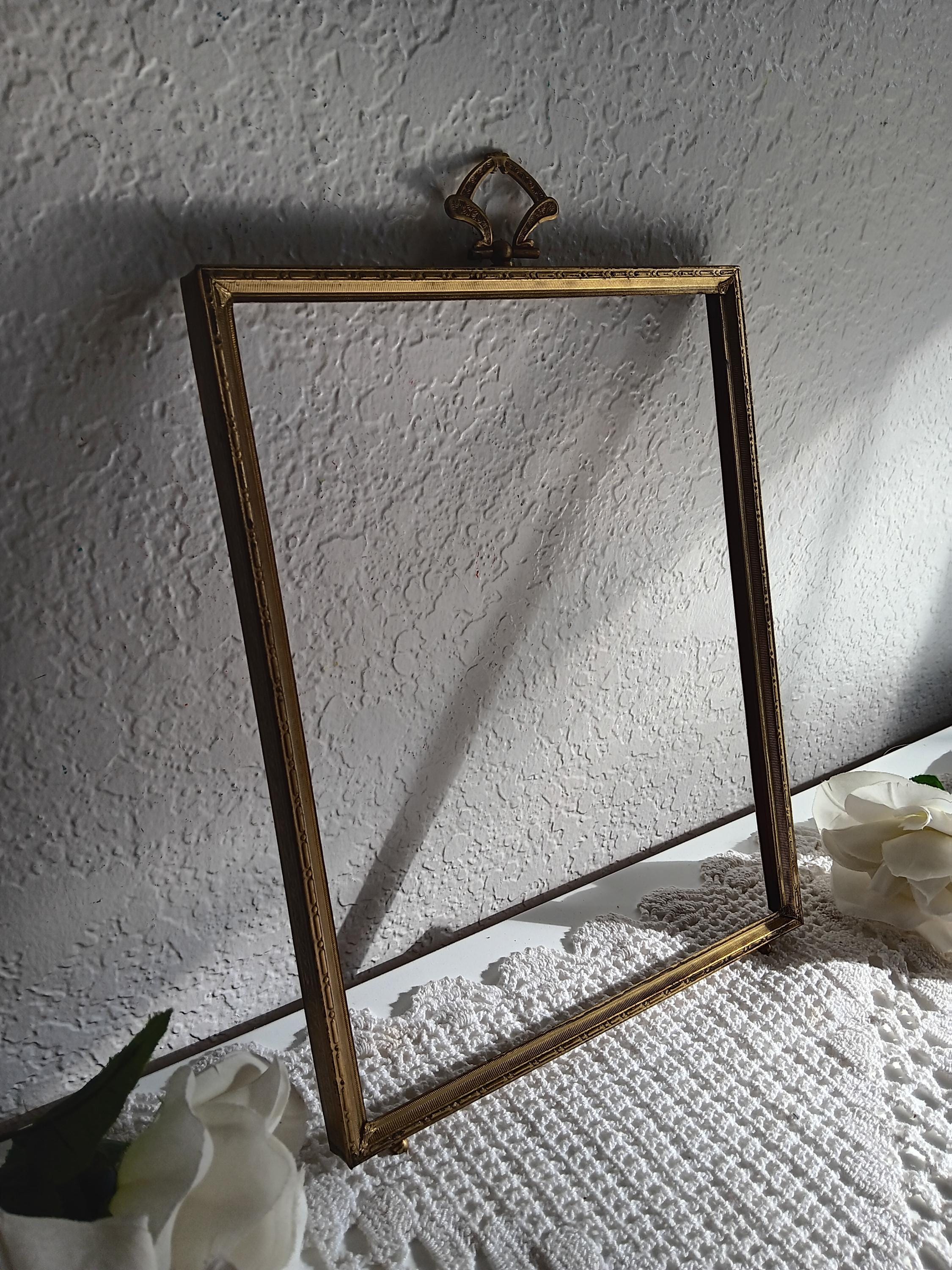 Ornate Vintage Gold Metal Picture Frame 8 X 10 Photo Decoration Mid ...