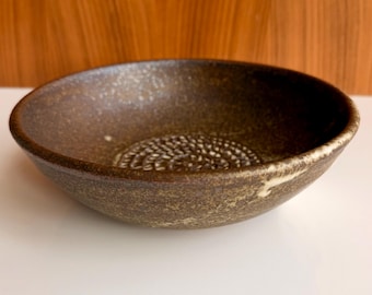Large Handmade Garlic Ginger Tomato Grater Bowl