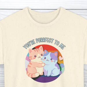 LGBTQ+ Ally Cat Shirt, Compassion Pride Tee, Transgender Acceptance Graphic Shirt