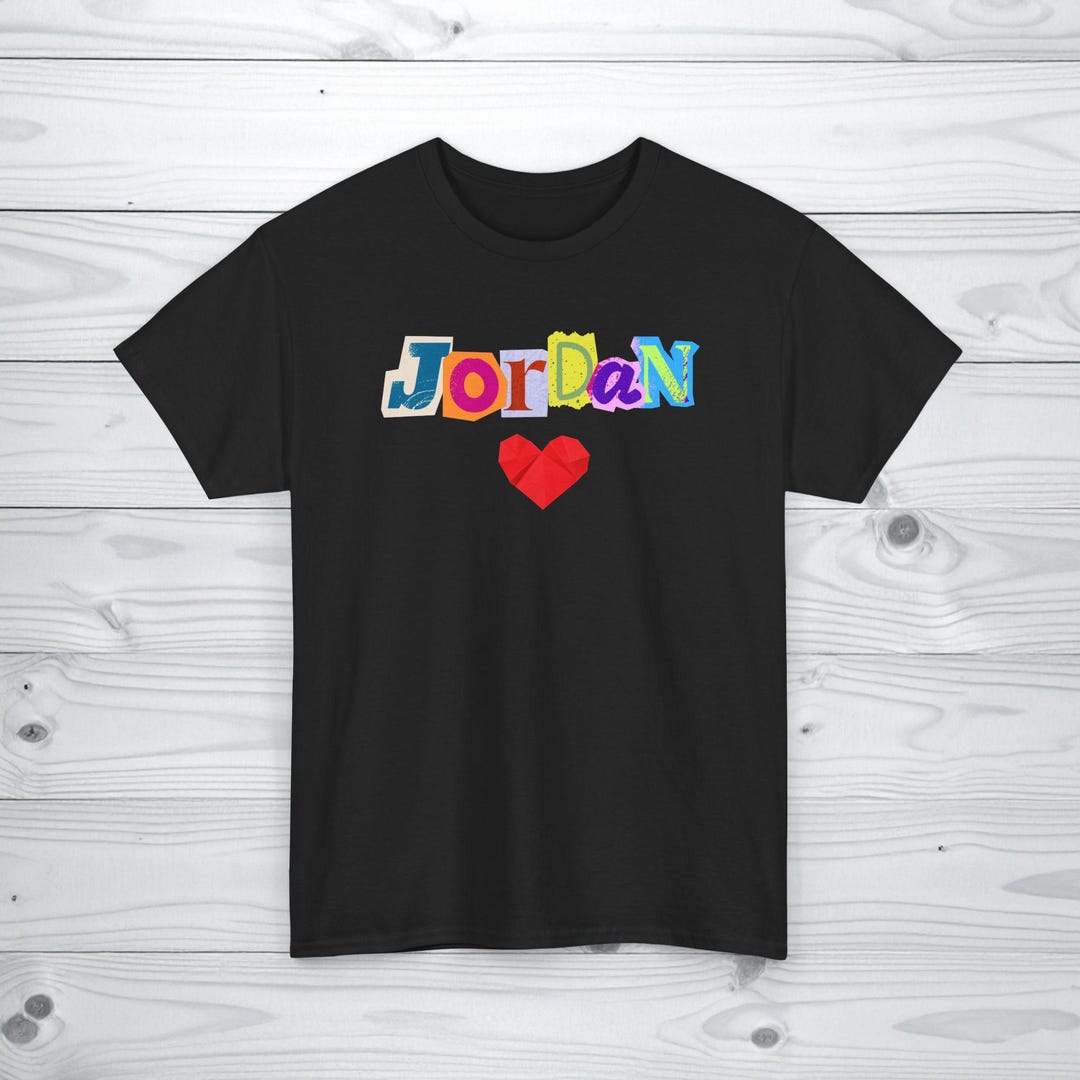 Jordan Ransom Jordan Knight NKOTB Ransom Style Letters T-shirt - Etsy