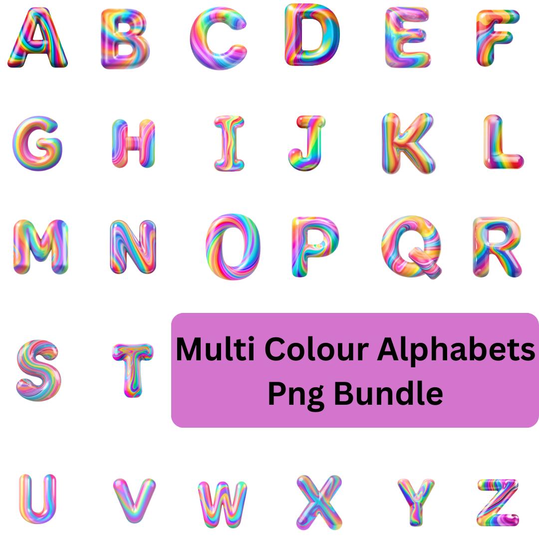 Printable Coloured Letters