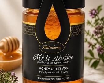 Miele di fiori di Lesbo | Miele pregiato dalla Grecia | Naturale