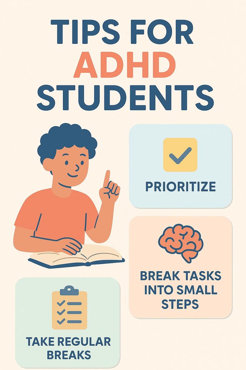 ADHD Focus/task Planner - Etsy