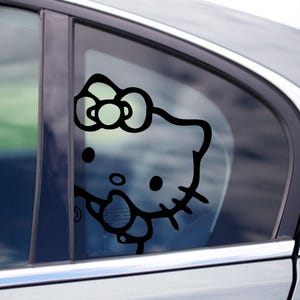 Kitty Side Bumper Window Vinyl Decal JDM Stickers For Cars Trucks SUV Van