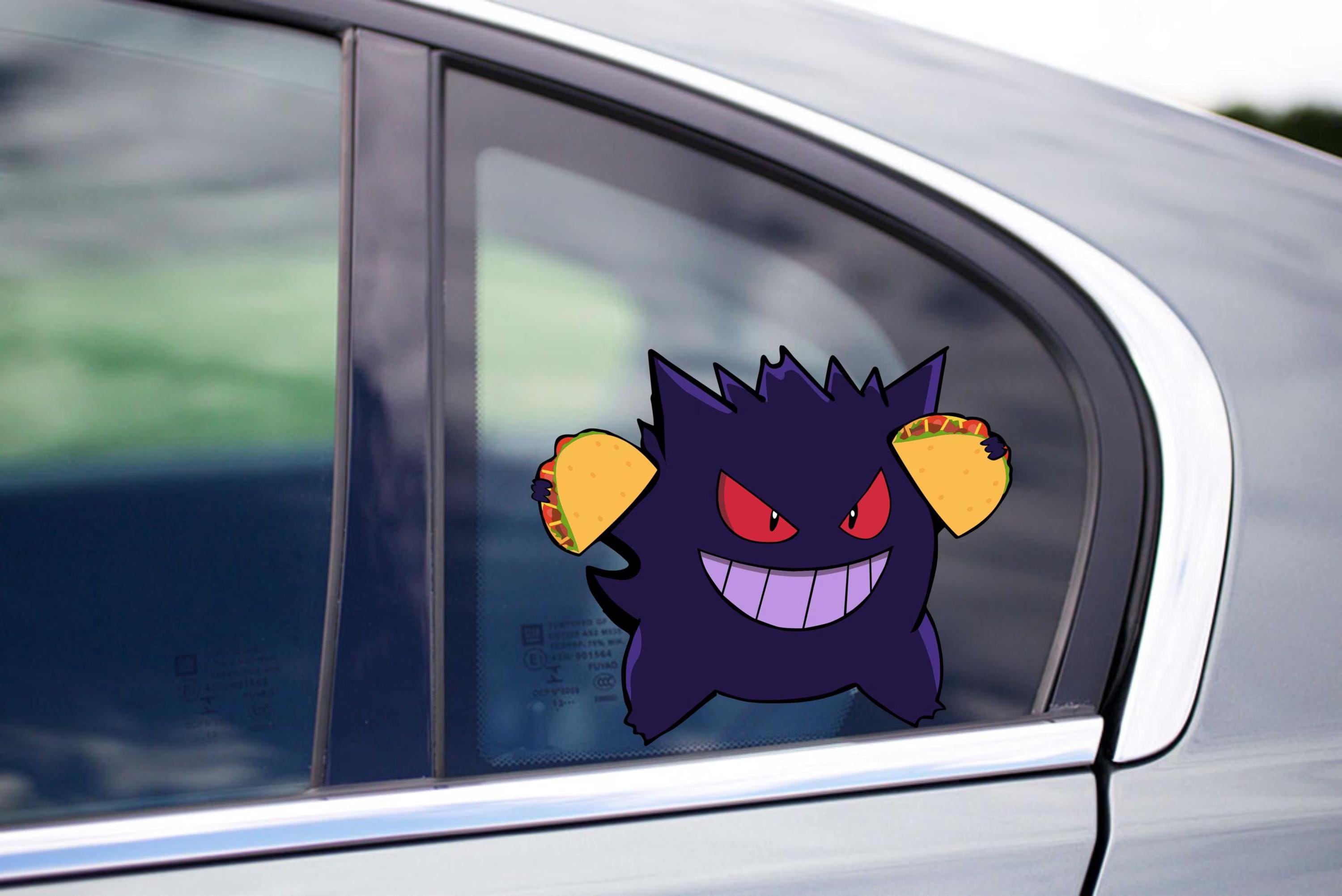 Gengar Taco Evolved Peeking Peek Peekabo Peekers Bumper Window