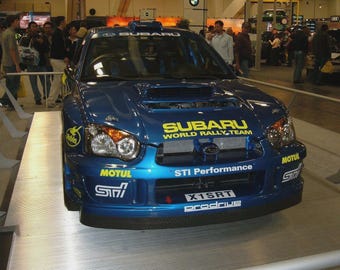 World Rally Team Vinyl Bumper Window Decal Stickers Hood Impreza Legacy WRC Group A